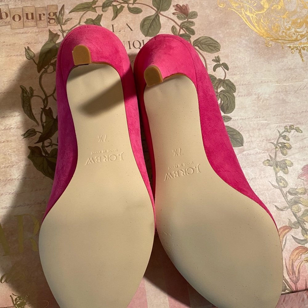 J.Crew Bright Pink Suede Hills - Picture 5 of 9